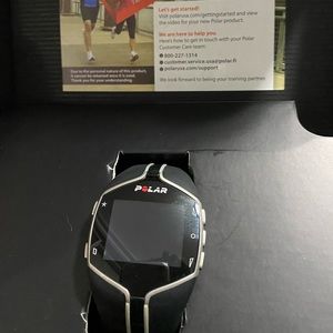 Polar FT 80 in the box and G shock watch GA1000 but no box on G shock watch